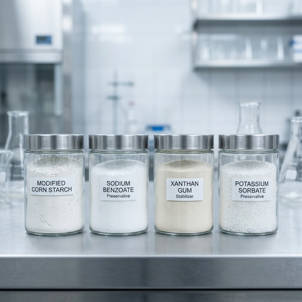 Conventional processed ingredients and additives
