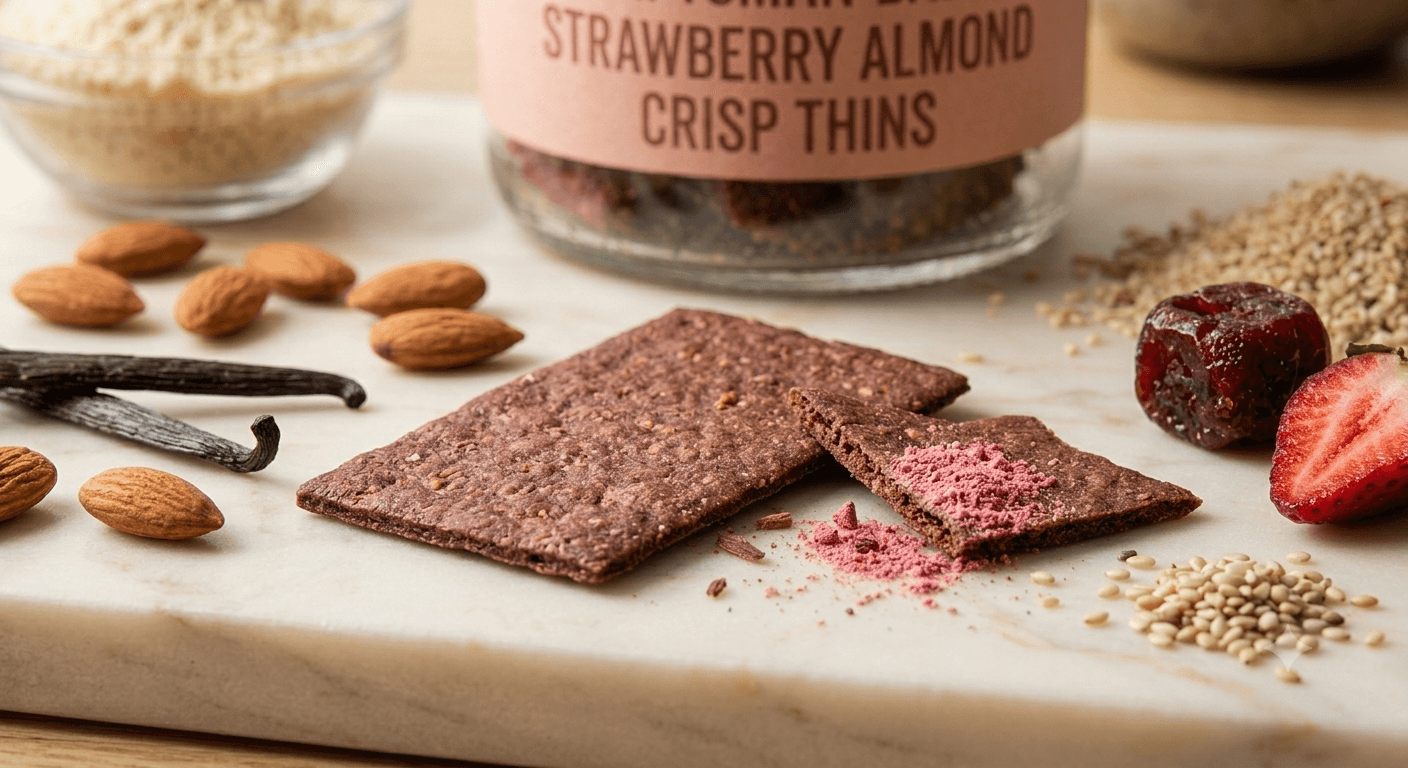 Strawberry Almond Crisp Thins